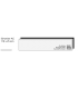 Schweizer AG Briefkastenschild 119 x 24 mm, Alu farblos