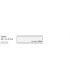 Stebler Briefkastenschild 64 x 14,5 mm, Alu farblos
