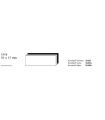 LEVY Sonnerieschild 51 x 17 mm, Kunststoff