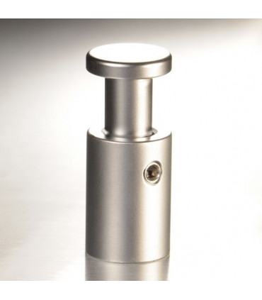 Dekofix verchromt matt lang, für Materialien von 8 bis 13 mm