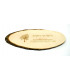 Rindenbrett oval, natur, ca. 500 x 210 x 20 mm, Zur Geburt