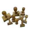 Holzstempel max. 2 x 8 cm