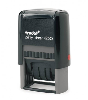 Trodat Printy 4750 Datumstempel mit Lagertext EINGEGANGEN, Gehäuse Schwarz