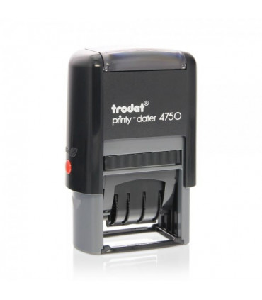 Trodat Printy 4750 Datumstempel mit Lagertext EINGEGANGEN, Gehäuse Schwarz