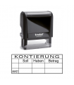 Trodat Printy 4913_Kontierung