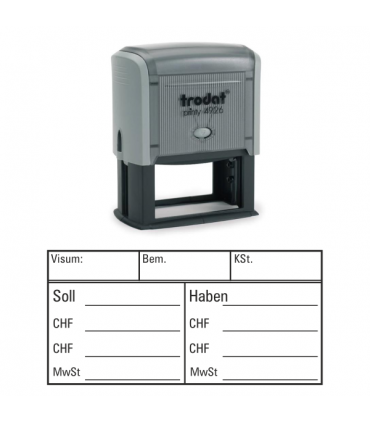 Trodat Printy 4913_Kontierung