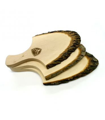 Rindenbrett mit Griff, ca. 300 x 150 x 15 mm