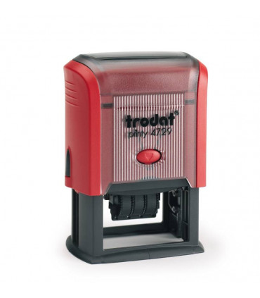 Trodat Printy 4729 Datumstempel, Gehäuse Rot