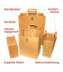 BIO-Tragtasche, M, Grösse 4 Liter, 22 x 18.5 x 9.7 cm