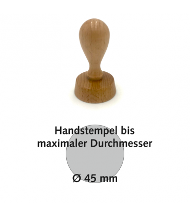 Handstempel max. Ø 45 mm