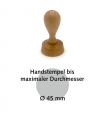 Holzstempel max. Ø 45 mm