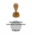 Holzstempel max. Ø 50 mm