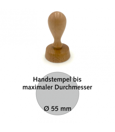 Handstempel max. Ø 55 mm