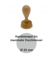 Holzstempel max. Ø 55 mm