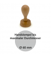 Holzstempel max. Ø 60 mm