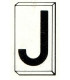 Einzelbuchstabe J