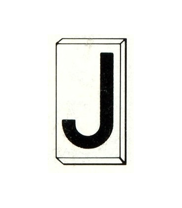 Einzelbuchstabe J