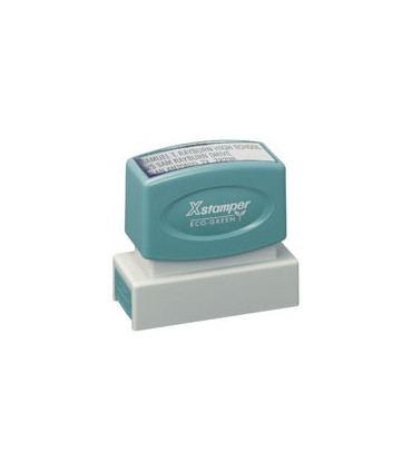 Xstamper Textstempel 16 x 62 mm