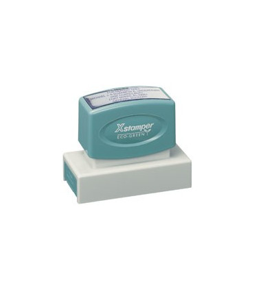 Xstamper Textstempel 24 x 71 mm