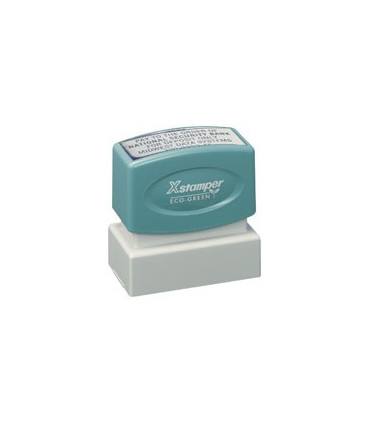 Xstamper Textstempel 26 x 51 mm