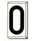 Einzelbuchstabe O