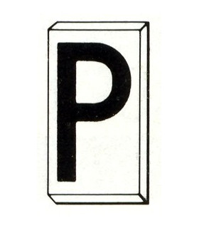 Einzelbuchstabe P