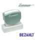 Xstamper BEZAHLT, blau