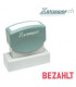 Xstamper BEZAHLT, rot