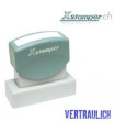 Xstamper VERTRAULICH, blau