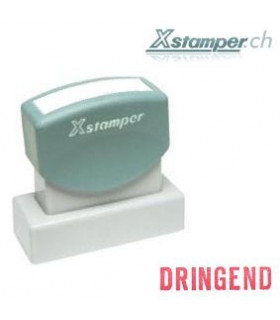 Xstamper DRINGEND, rot