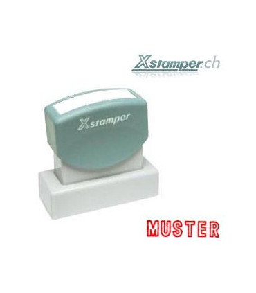 Xstamper MUSTER, rot