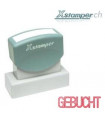 Xstamper GEBUCHT, rot