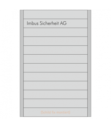 Mehrteiliges Kleinschild 6-teilig