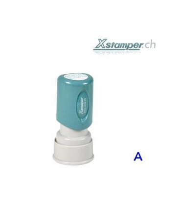 Xstamper A, blau